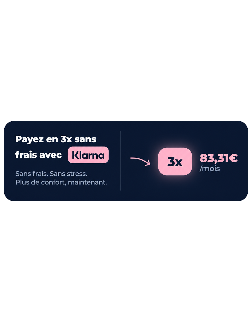 Payez en 3× sans frais